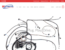 Tablet Screenshot of bp-automotive.com